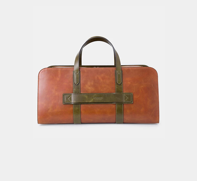 Leonard Lüks Deri Seyahat Çantası