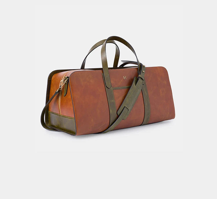 Leonard Lüks Deri Seyahat Çantası