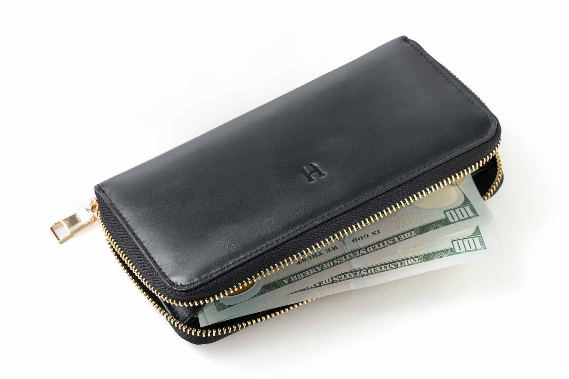 Amelia Kadın Deri Cüzdan – Fermuarlı, RFID Korumalı