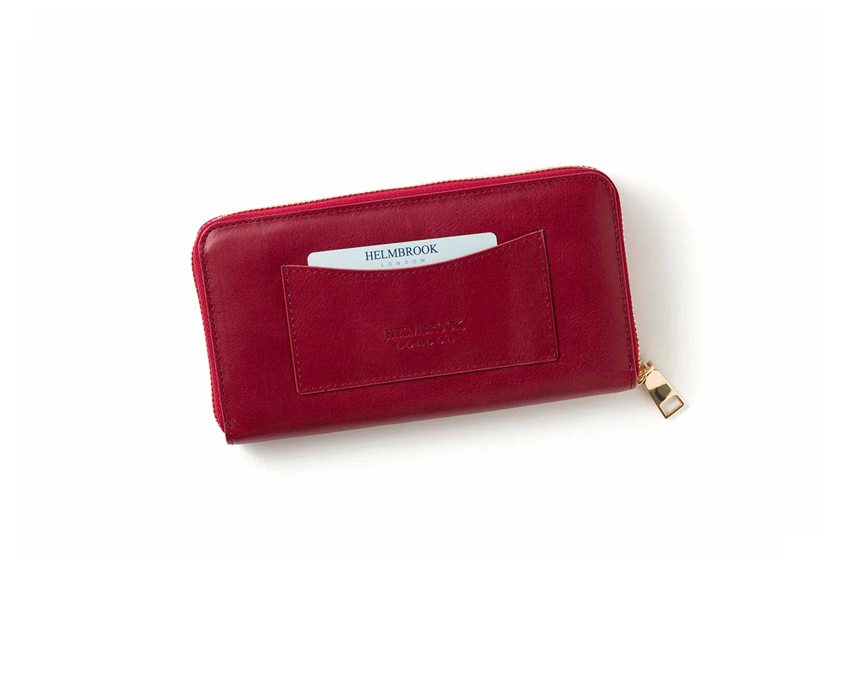 Amelia Kadın Deri Cüzdan – Fermuarlı, RFID Korumalı