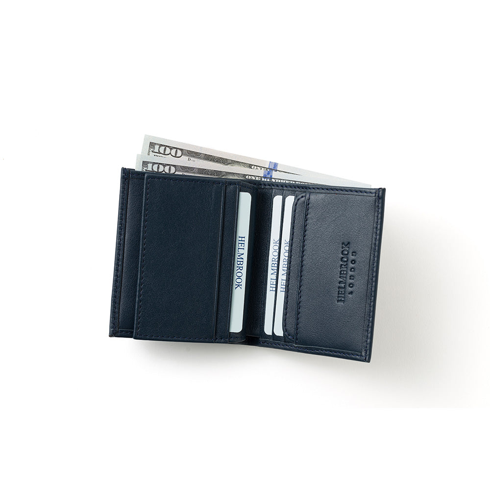 Axel lacivert deri cüzdan erkek el yapımı, şıklık ve sağlamlık bir arada.