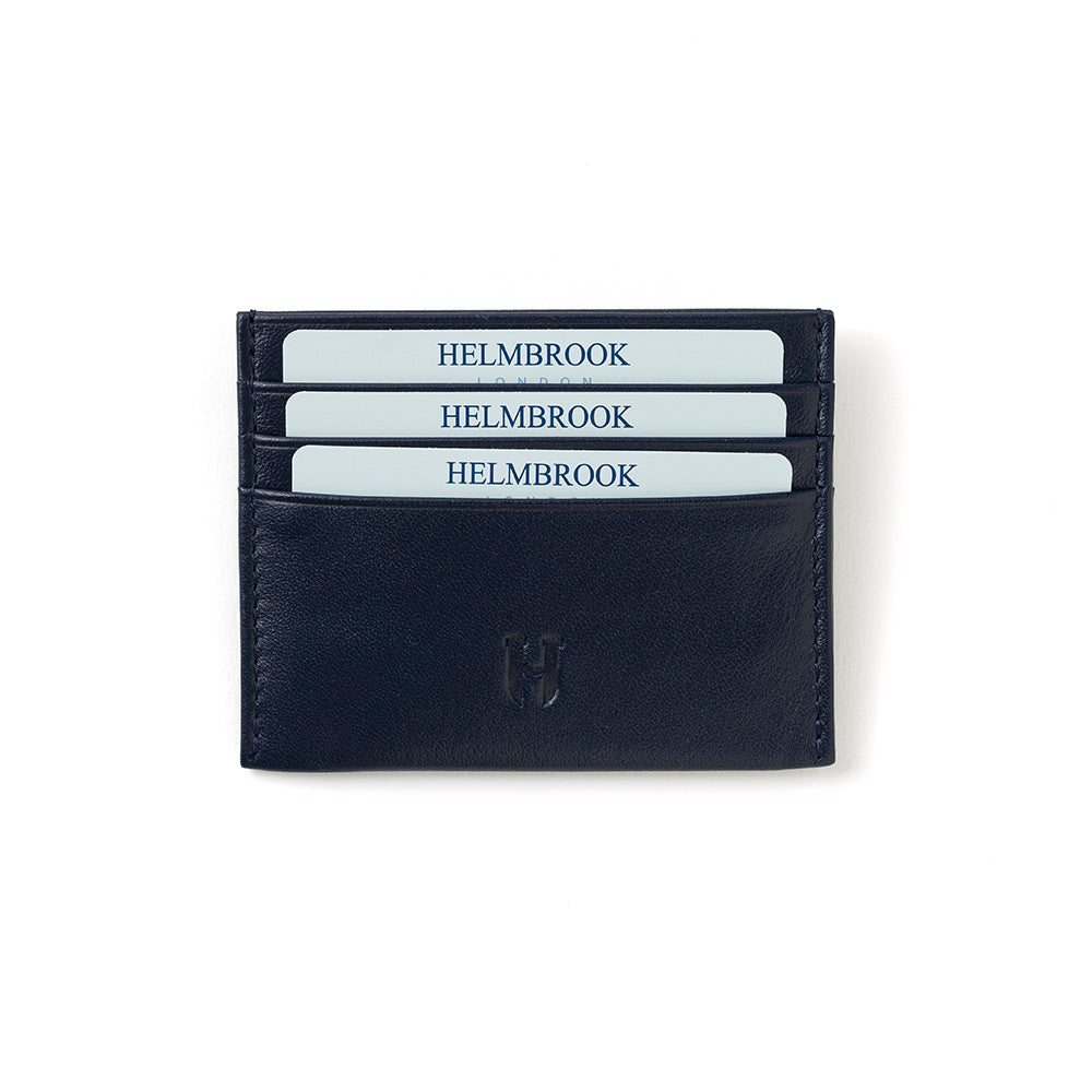 Barry deri kartlık tasarım lacivert erkek modeli, şık ve modern bir hava katıyor.