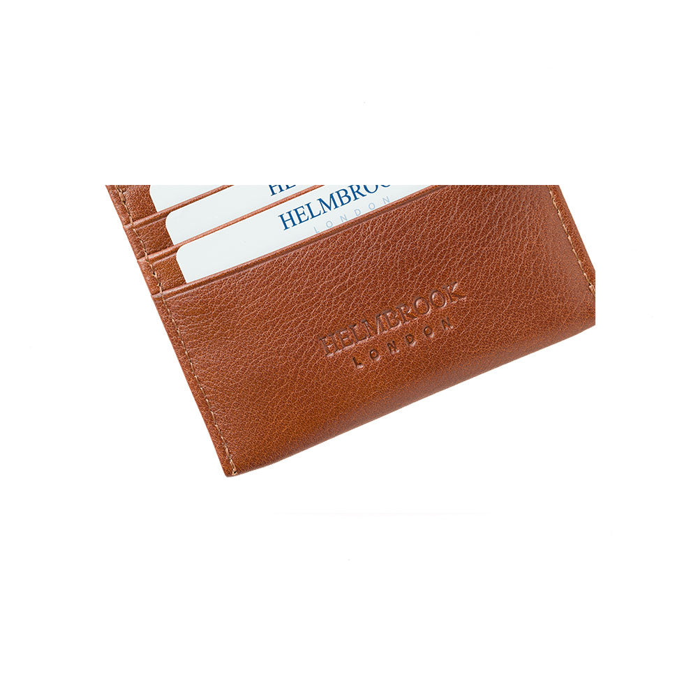 Barry taba deri kartlık tasarım erkekler için estetik ve dayanıklı bir seçenektir.