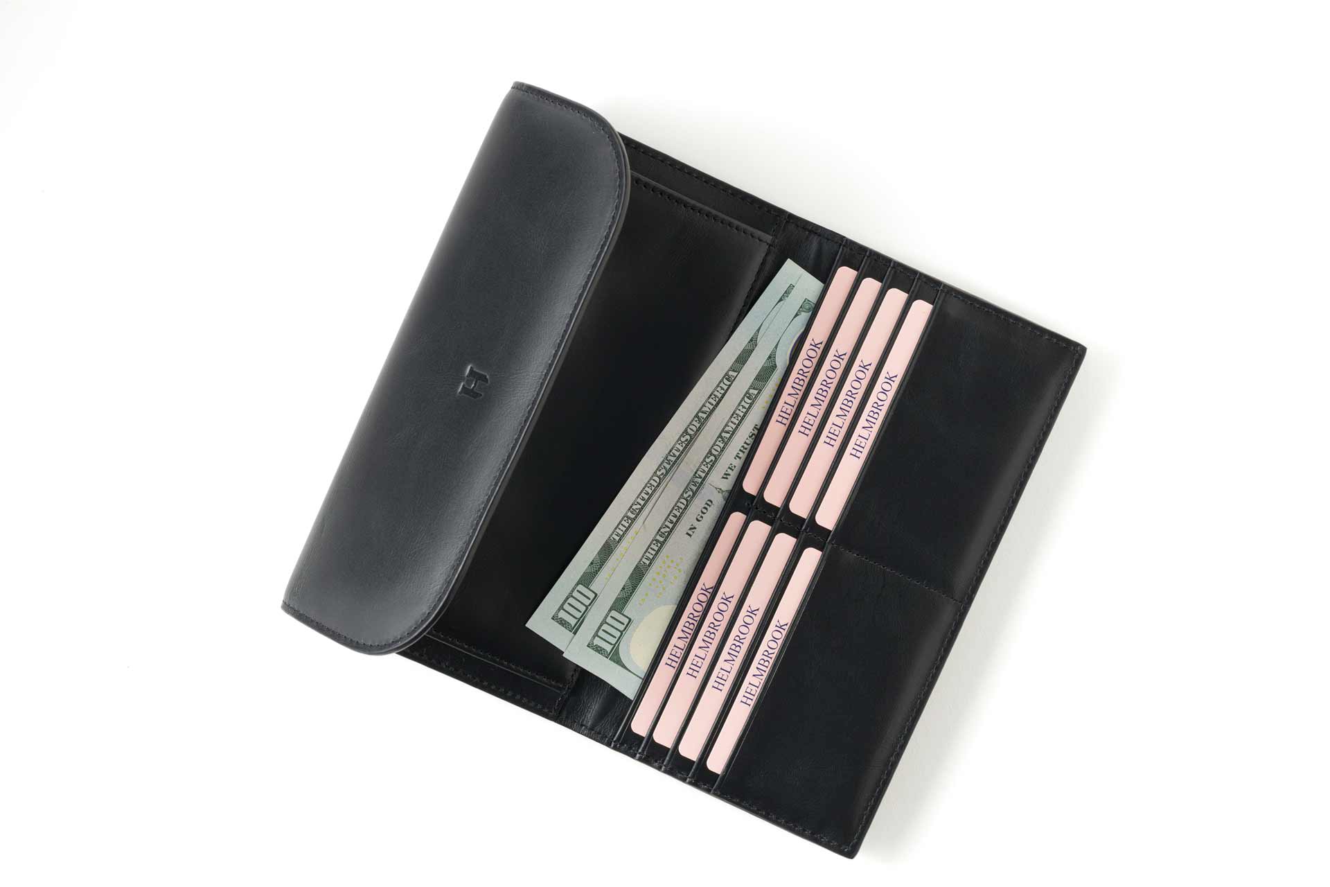 Charlotte RFID korumalı fermuarlı hakiki deri kadın cüzdan, zarif ve pratik.