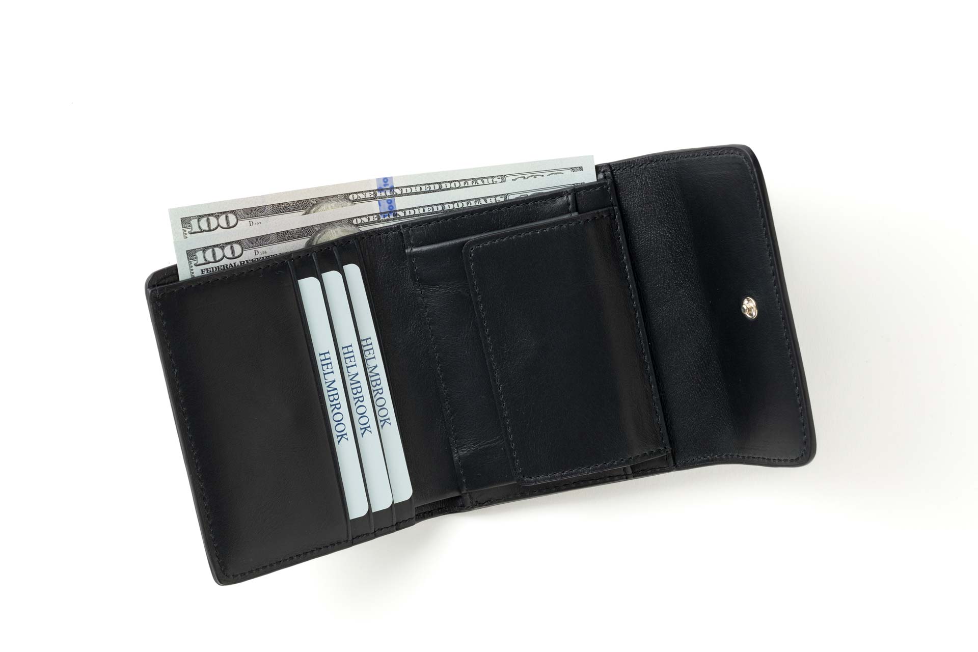 Dayanıklı ve ekonomik Eleanor deri kadın RFID korumalı cüzdan, uzun süre kullanım sağlar.