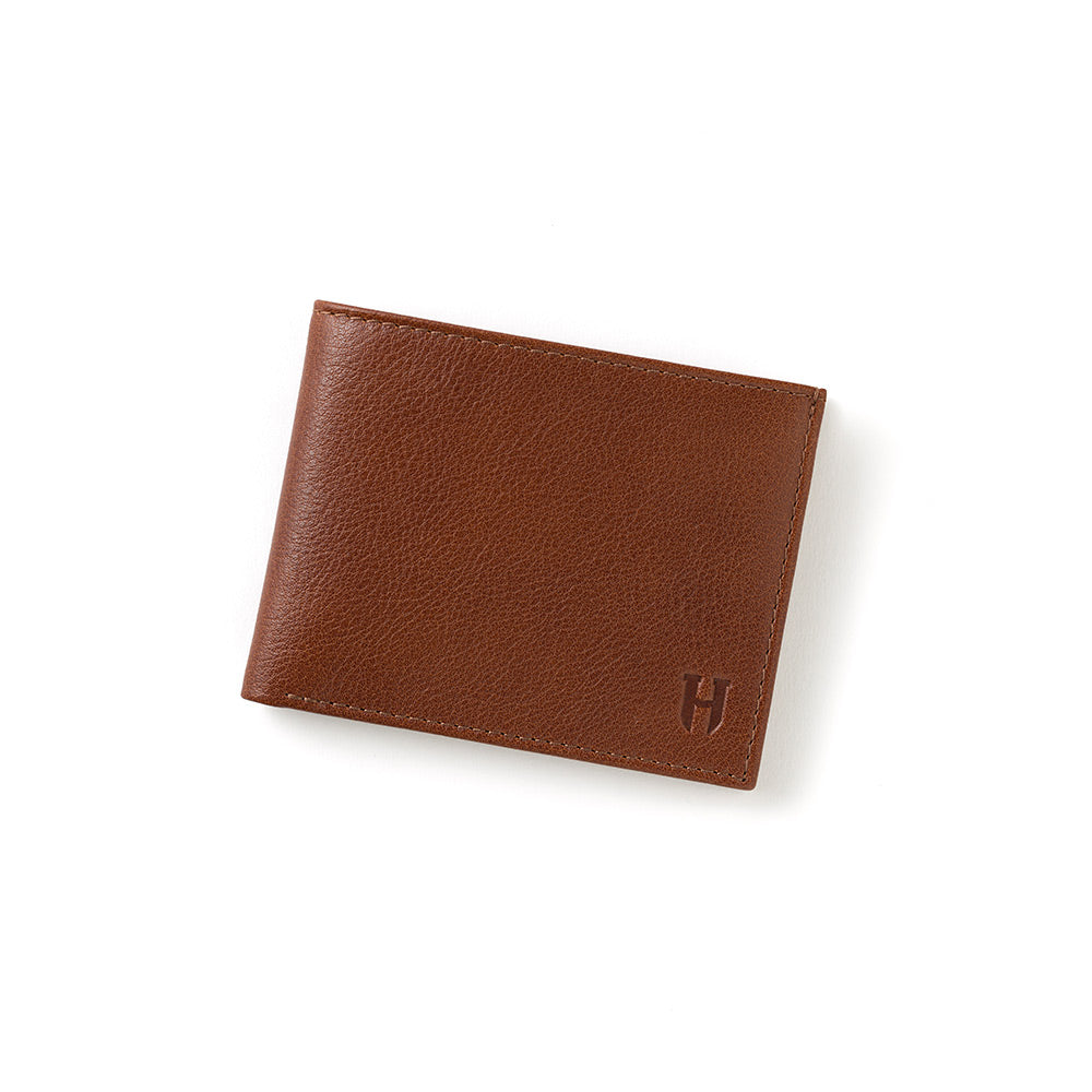 Dean taba deri cüzdan erkek el yapımı modeli, sıcak ve doğal bir stil.