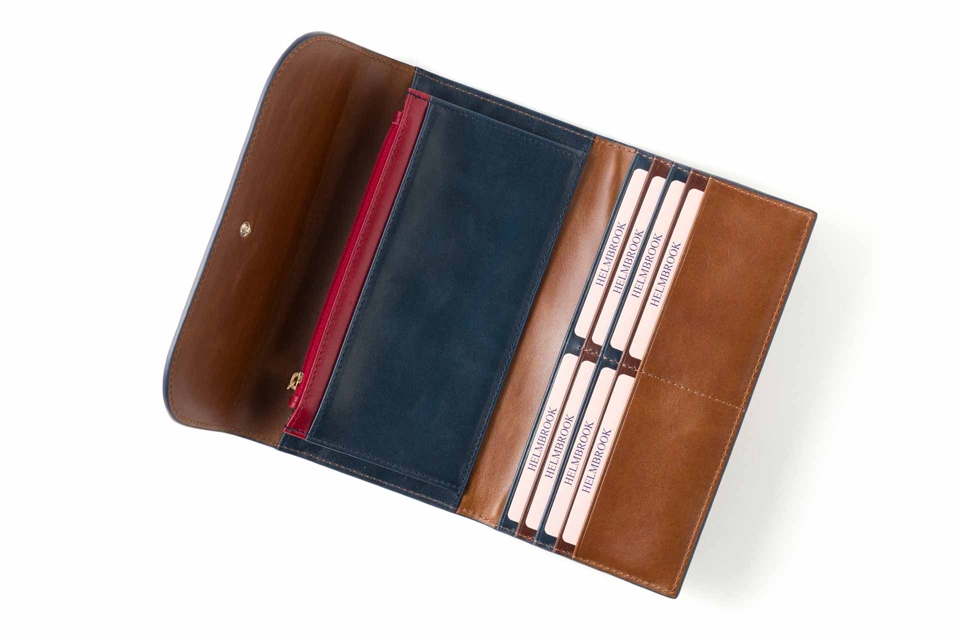 Ekonomik hakiki deri kadın RFID korumalı fermuarlı cüzdan, zarif ve pratik.