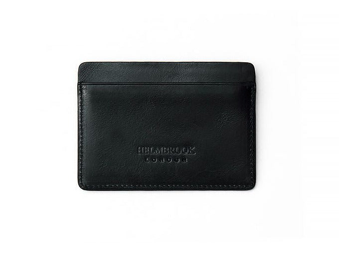 Kullanışlı el yapımı deri kartlık, RFID koruması ile kartlarınızı güvende tutar.