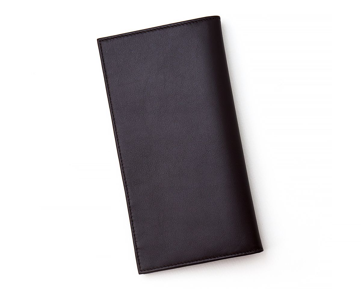 Erkek lüks hakiki deri RFID korumalı seyahat cüzdanı, şık ve güvenli bir aksesuar sunar.