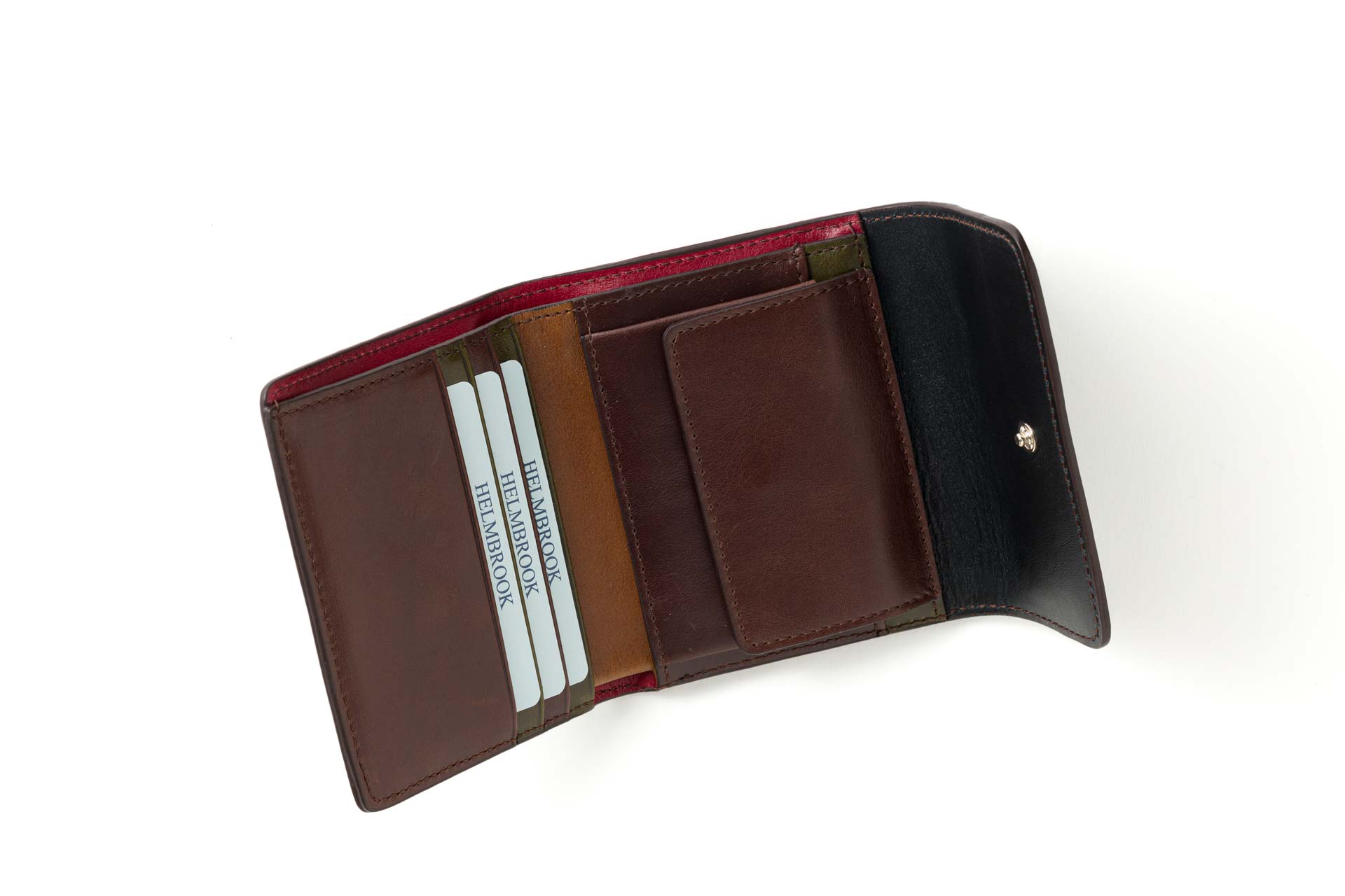 Güvenilir deri Eleanor RFID korumalı kadın kullanışlı cüzdan, her an yanınızda.