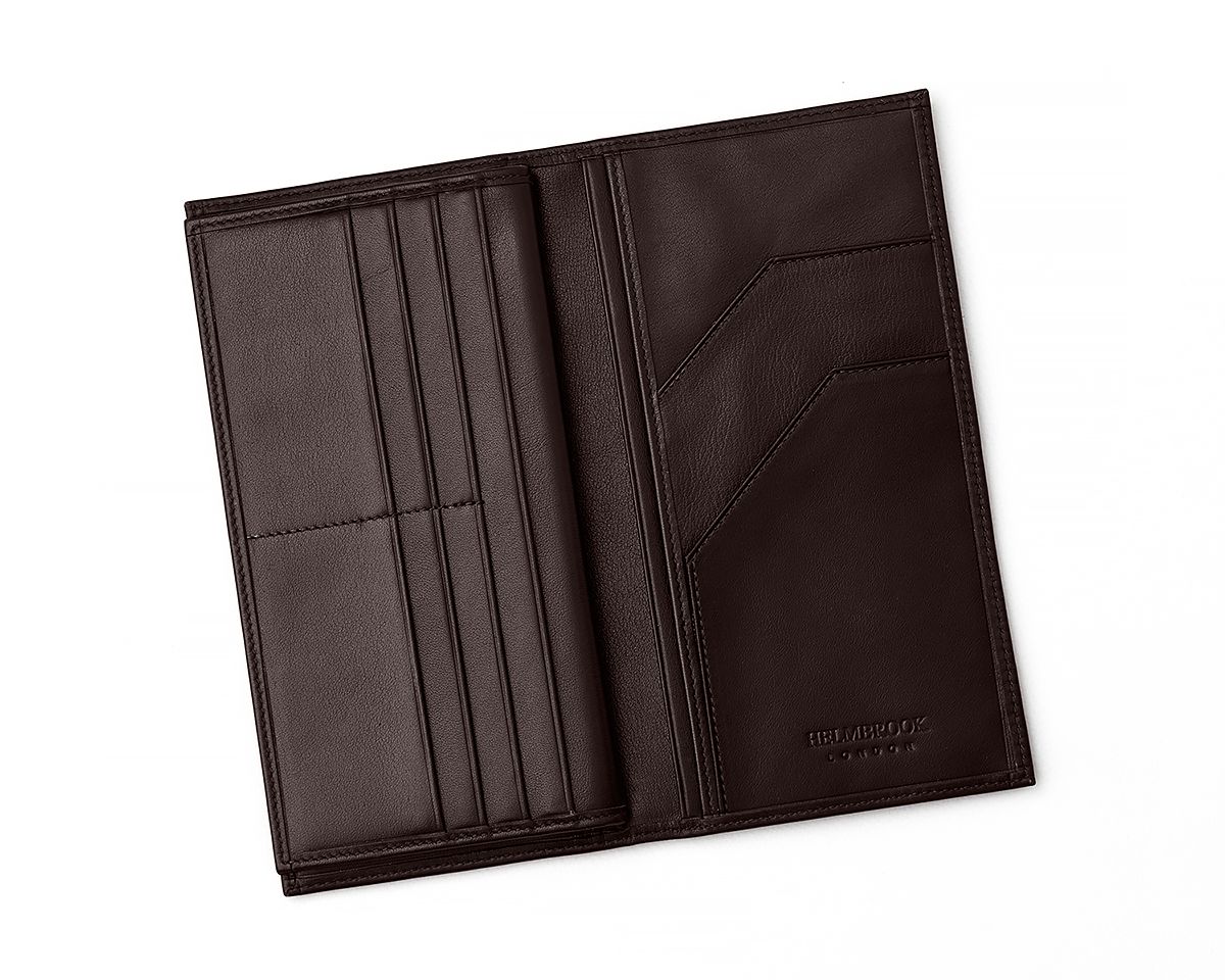 Güvenilir RFID korumalı çok bölmeli deri seyahat cüzdanı, seyahatlerinizde güven ve düzen sağlar.