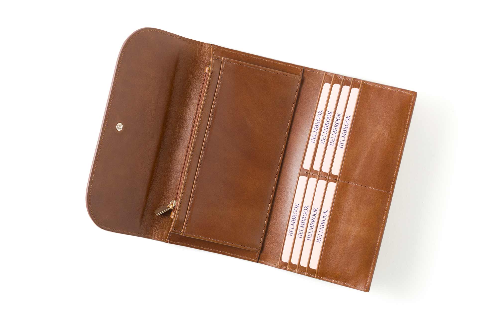 Kullanışlı ve güvenilir kadın deri RFID korumalı kadın deri cüzdan, şık ve pratik.