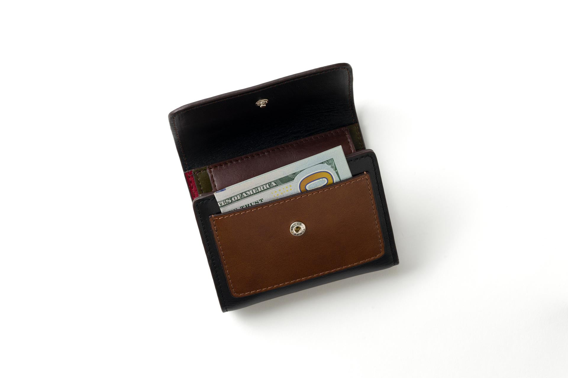 Lüks Eleanor güvenilir RFID korumalı hakiki deri kadın cüzdan, şık ve güvenli.