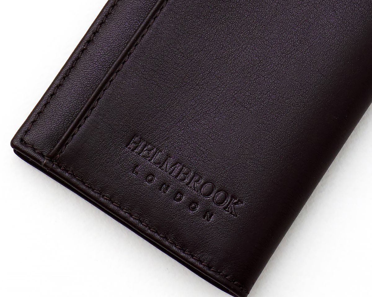 Lüks RFID korumalı hakiki deri erkek çok bölmeli cüzdan, işlevsellik ve zarafeti birleştirir.