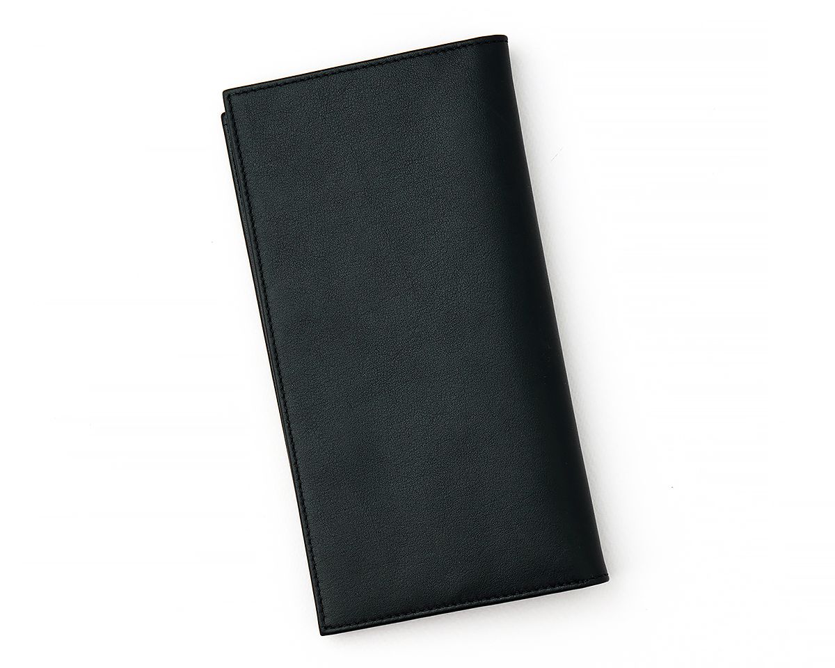 Lüks RFID korumalı hakiki deri erkek seyahat cüzdanı, prestijli ve fonksiyonel bir üründür.