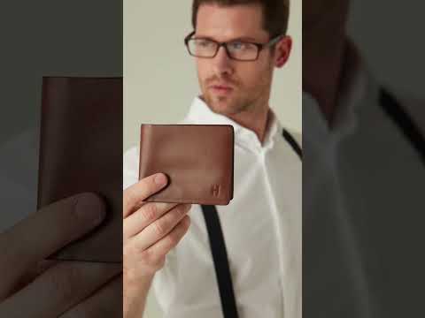 Eldridge El Yapımı Erkek Deri Cüzdan – RFID Korumalı, Çok Bölmeli - Taba