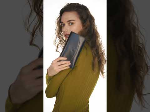 Ashley Kadın Deri Cüzdan – Fermuarlı, RFID Korumalı - Siyah