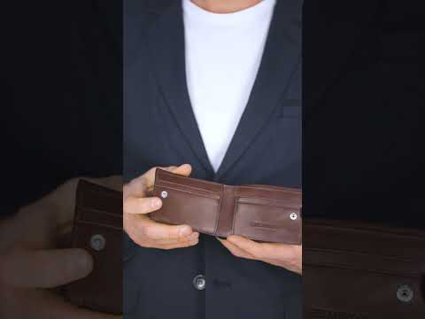 Rigby Erkek Deri Cüzdan – Cep Tasarımlı, Çok Bölmeli, RFID Korumalı - Kahverengi