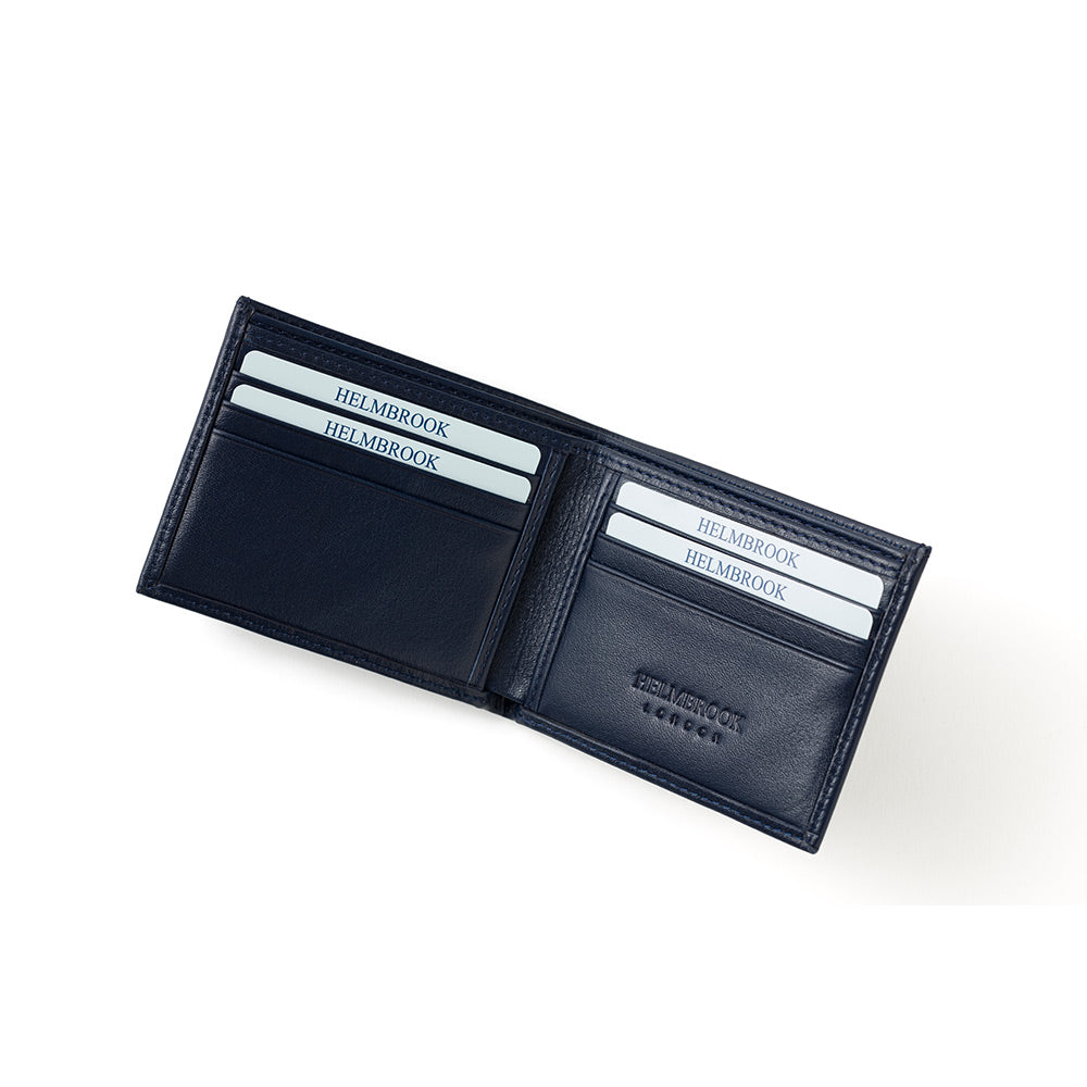 Tasarım deri cüzdan lacivert Dean erkek, prestijli bir dokunuş sunuyor.