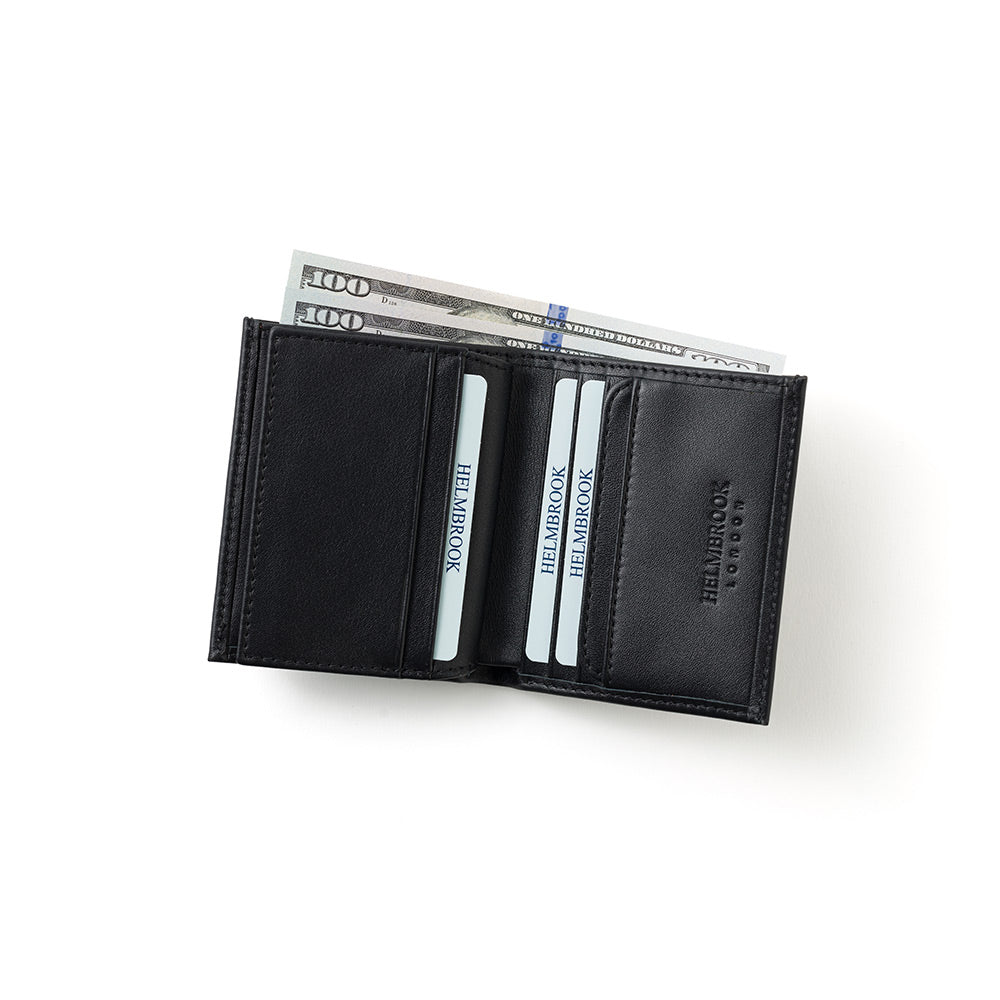 Tasarım deri cüzdan siyah erkek Axel, modern erkekler için özel üretildi.