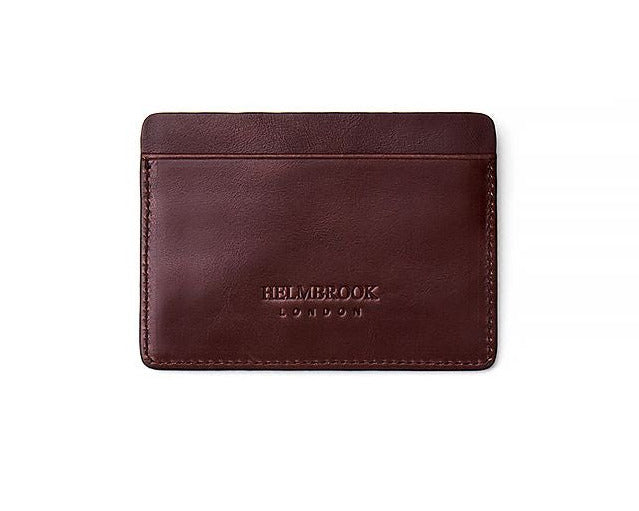 Zarif el yapımı deri kartlık, RFID korumalı ve estetik bir tasarıma sahip.