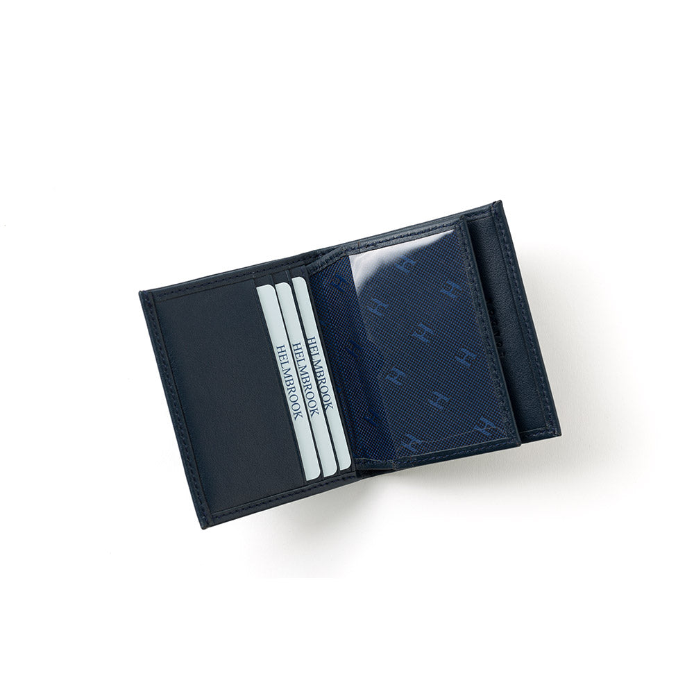 Zarif lacivert deri cüzdan erkek Axel modeliyle şıklığınızı tamamlayın.