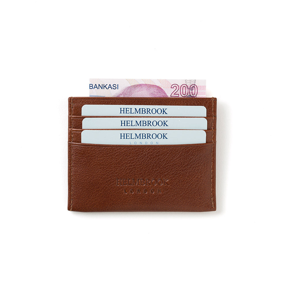 Zarif taba deri kartlık Barry, doğal görünümü ve işlevselliğiyle öne çıkıyor.