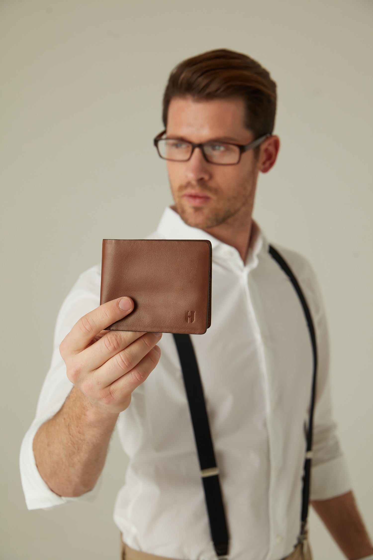 Eldridge El Yapımı Erkek Deri Cüzdan – RFID Korumalı, Çok Bölmeli