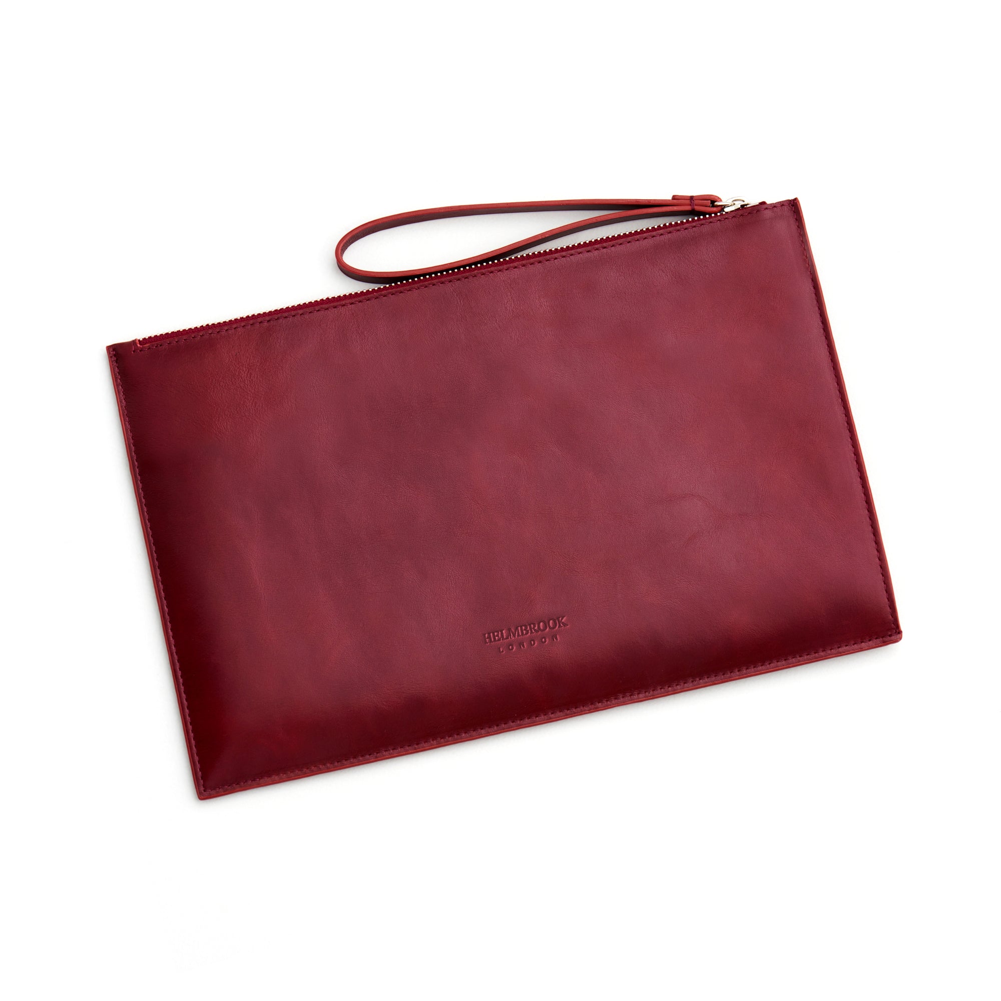 Beverly Unisex İnce Deri Clutch Çanta (Bilek Askılı)