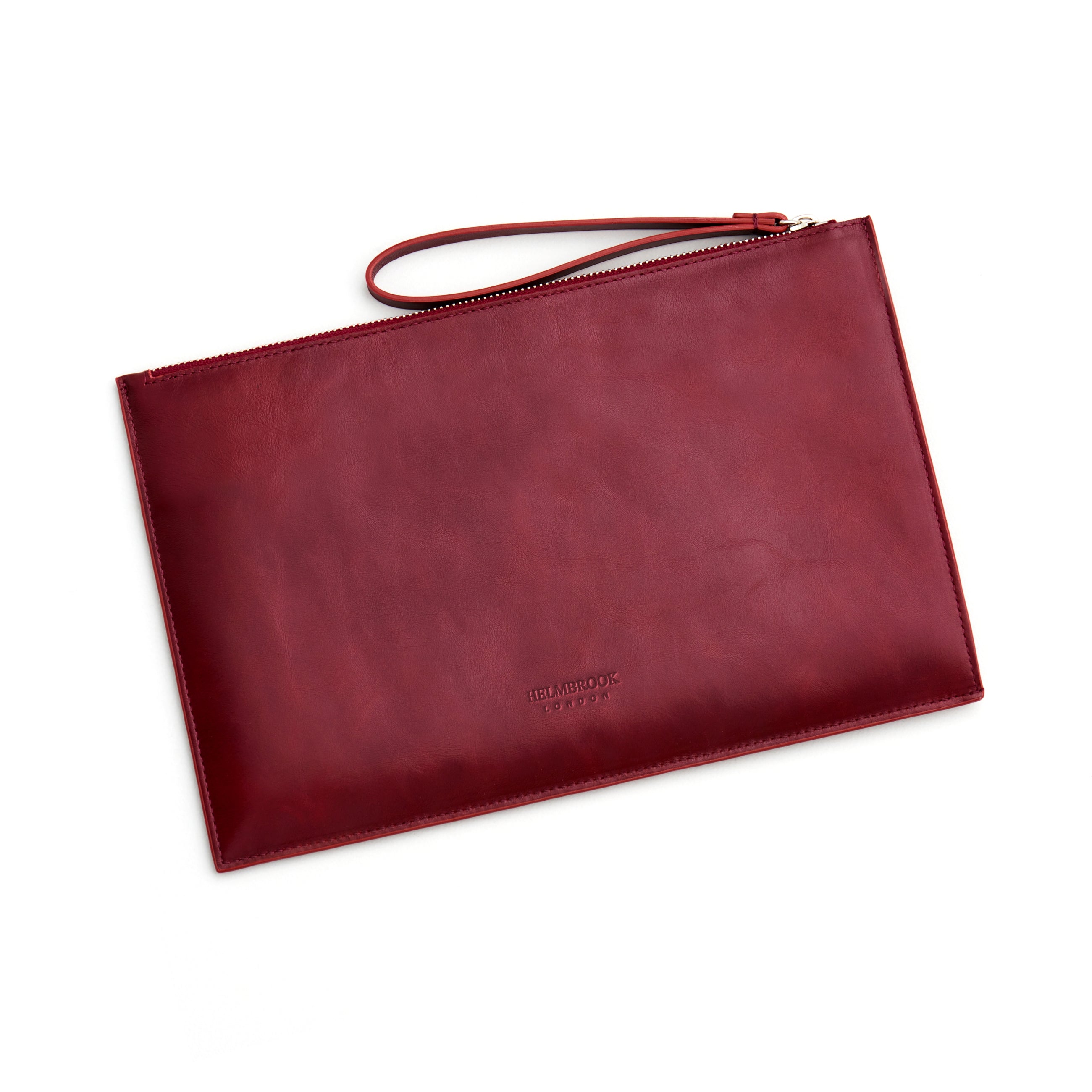 Beverly Unisex İnce Deri Clutch Çanta (Bilek Askılı)