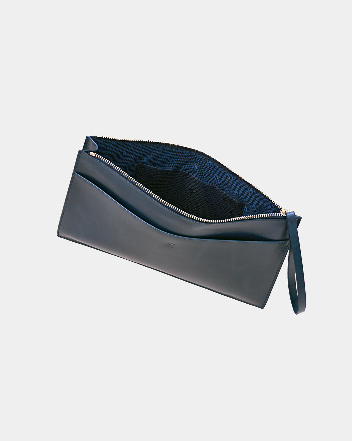Beverly Unisex İnce Deri Clutch Çanta (Bilek Askılı)