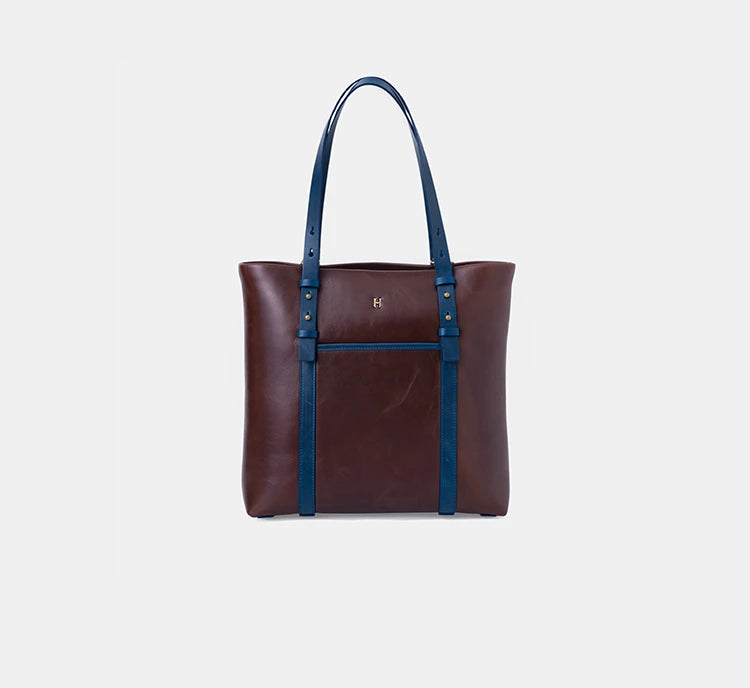 Louisa Unisex Deri Tote Bag – 15,6” Laptop Uyumlu