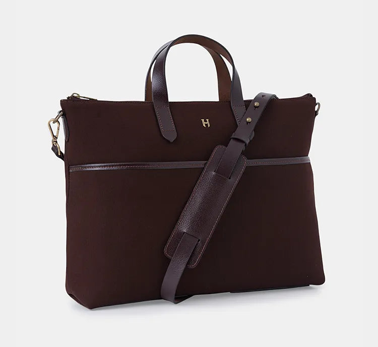 Brice 15,6" Unisex Kanvas Laptop ve Evrak Çantası