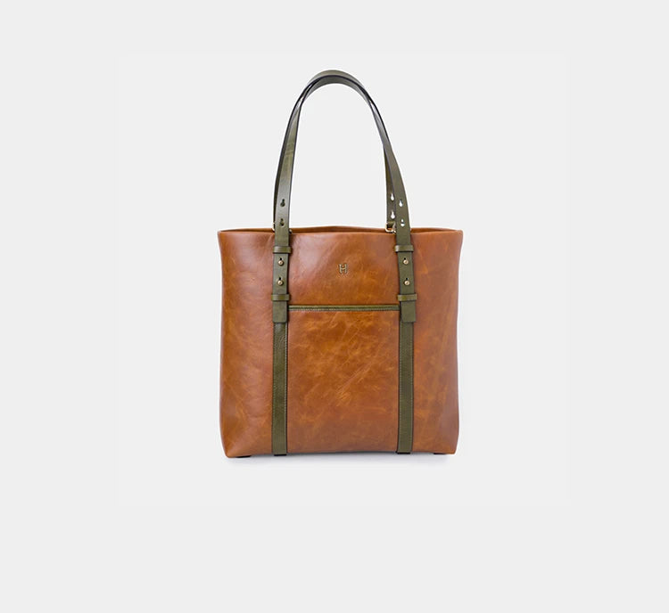 Louisa Unisex Deri Tote Bag – 15,6” Laptop Uyumlu