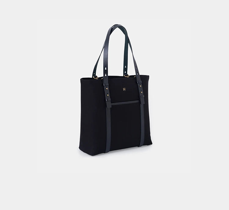 Louisa Lüks Unisex Kozmetik Çantası - Düz Siyah
