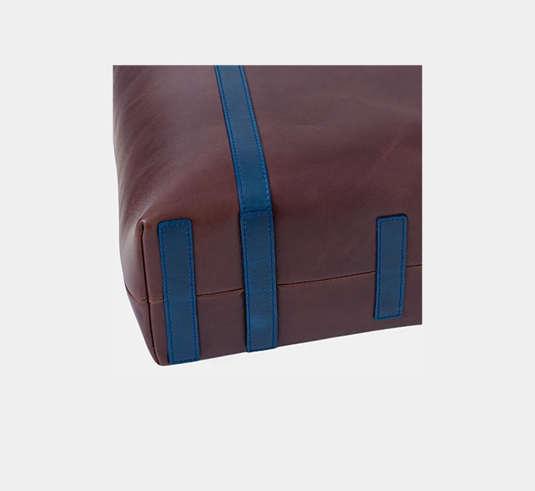 Louisa Unisex Deri Tote Bag – 15,6” Laptop Uyumlu