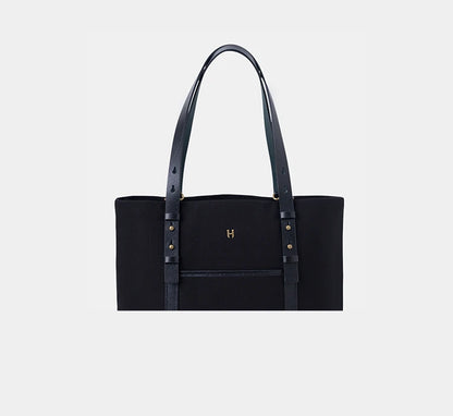 Louisa Lüks Unisex Kozmetik Çantası - Düz Siyah