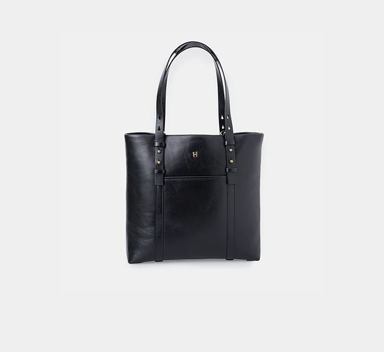Louisa Unisex Deri Tote Bag – 15,6” Laptop Uyumlu
