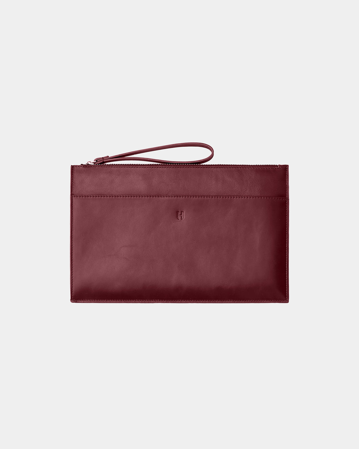 Beverly Unisex İnce Deri Clutch Çanta (Bilek Askılı)