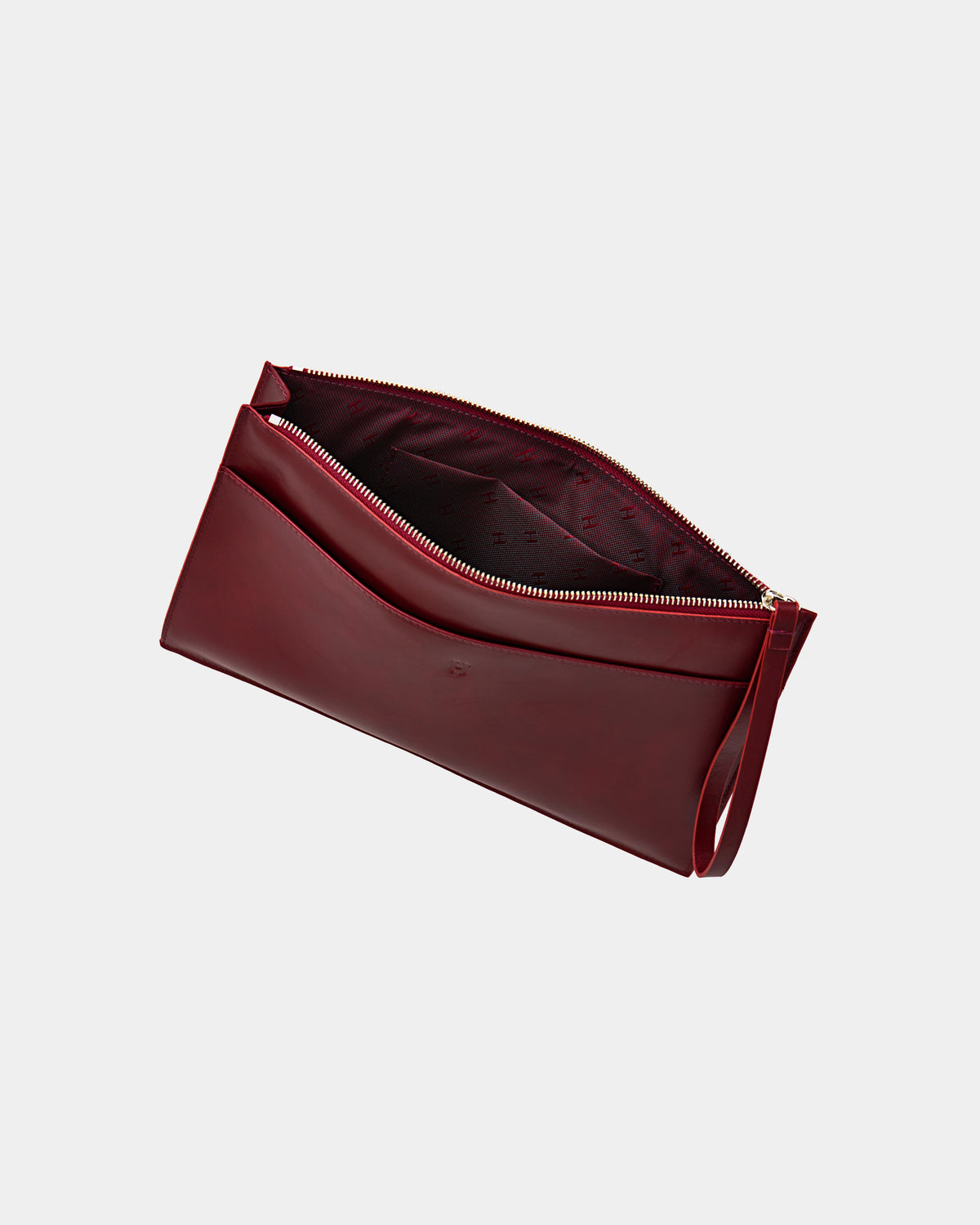 Beverly Unisex İnce Deri Clutch Çanta (Bilek Askılı)