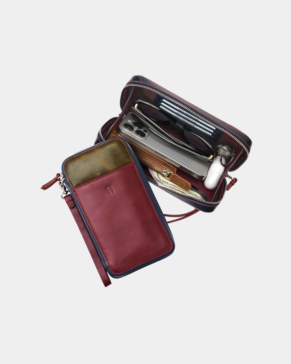 Carlyle Erkek Deri Bilek Askılı Clutch Çanta