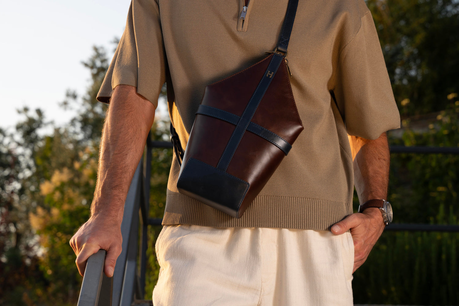 Delmar Lüks Erkek Omuz Çantası