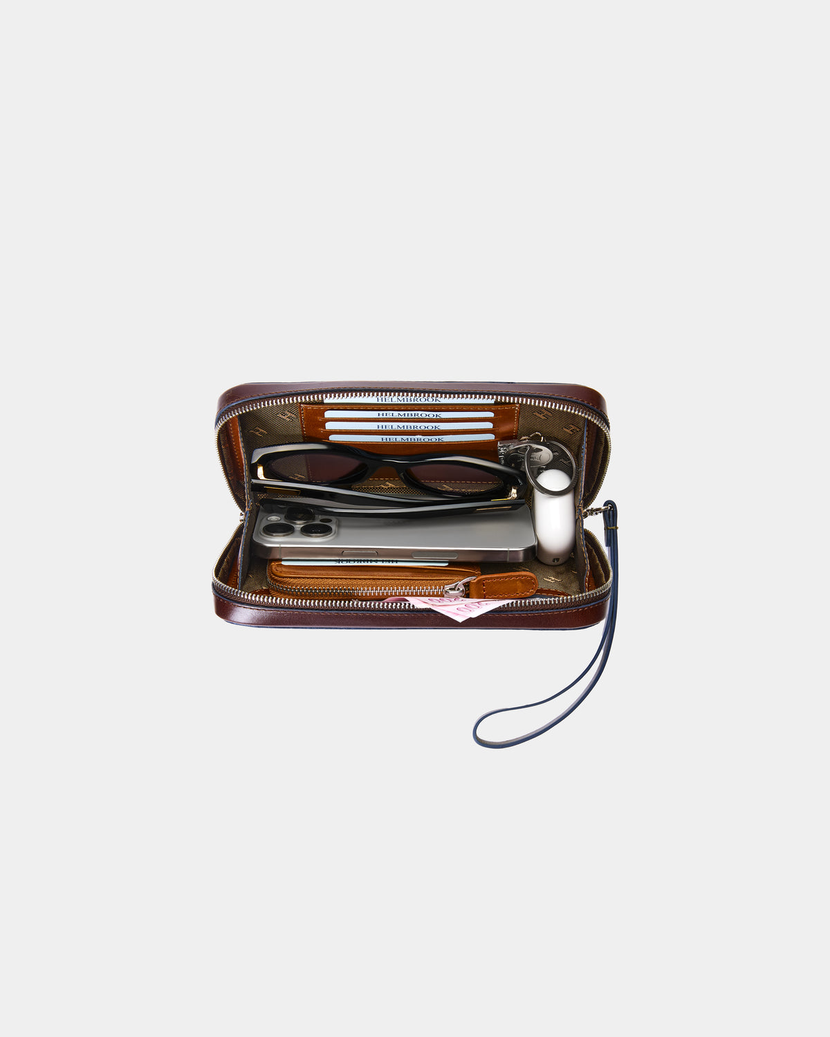 Carlyle Erkek Deri Bilek Askılı Clutch Çanta