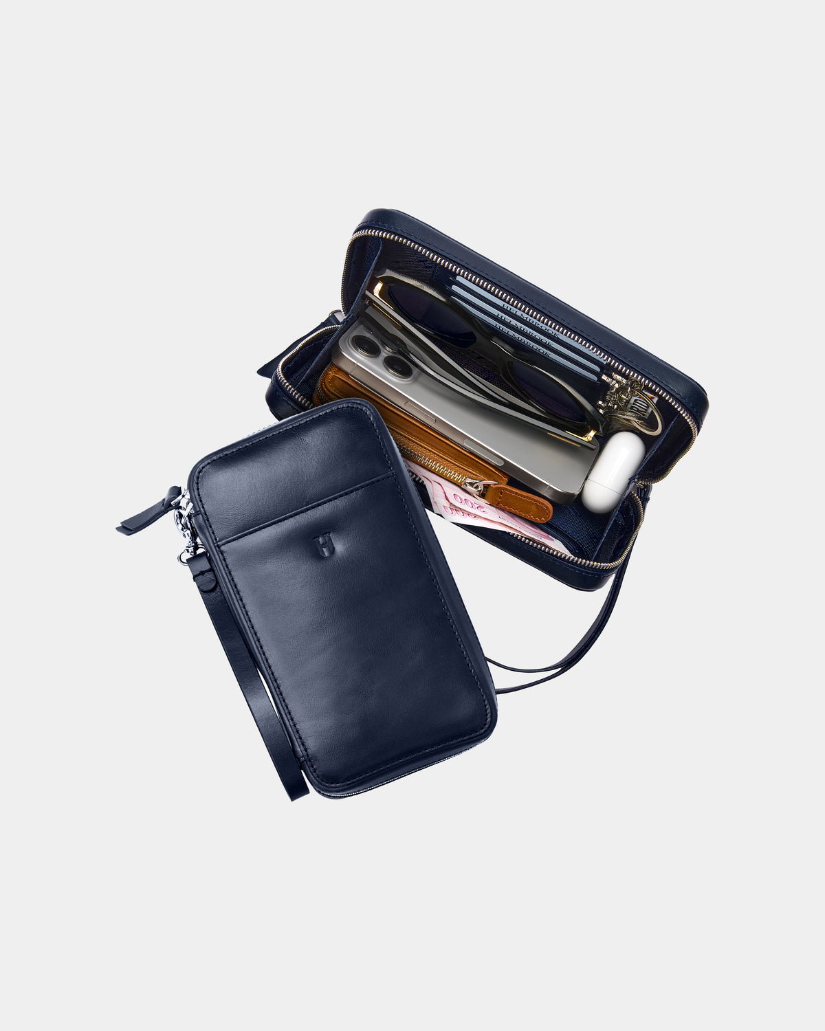 Carlyle Erkek Deri Bilek Askılı Clutch Çanta
