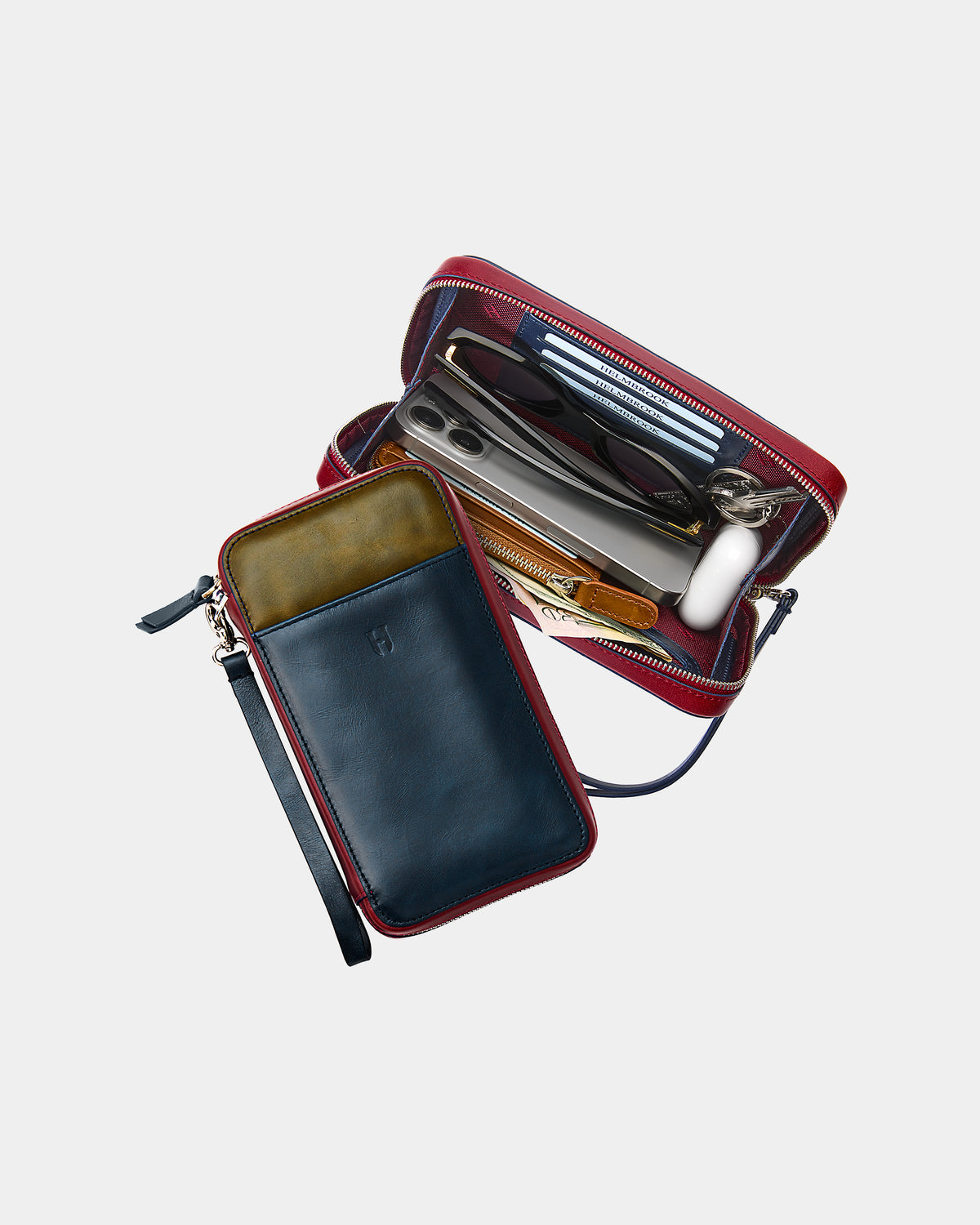Carlyle Erkek Deri Bilek Askılı Clutch Çanta
