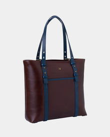 Louisa Unisex Deri Tote Bag – 15,6” Laptop Uyumlu