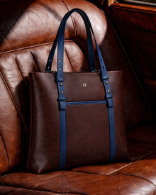 Louisa Unisex Deri Tote Bag – 15,6” Laptop Uyumlu