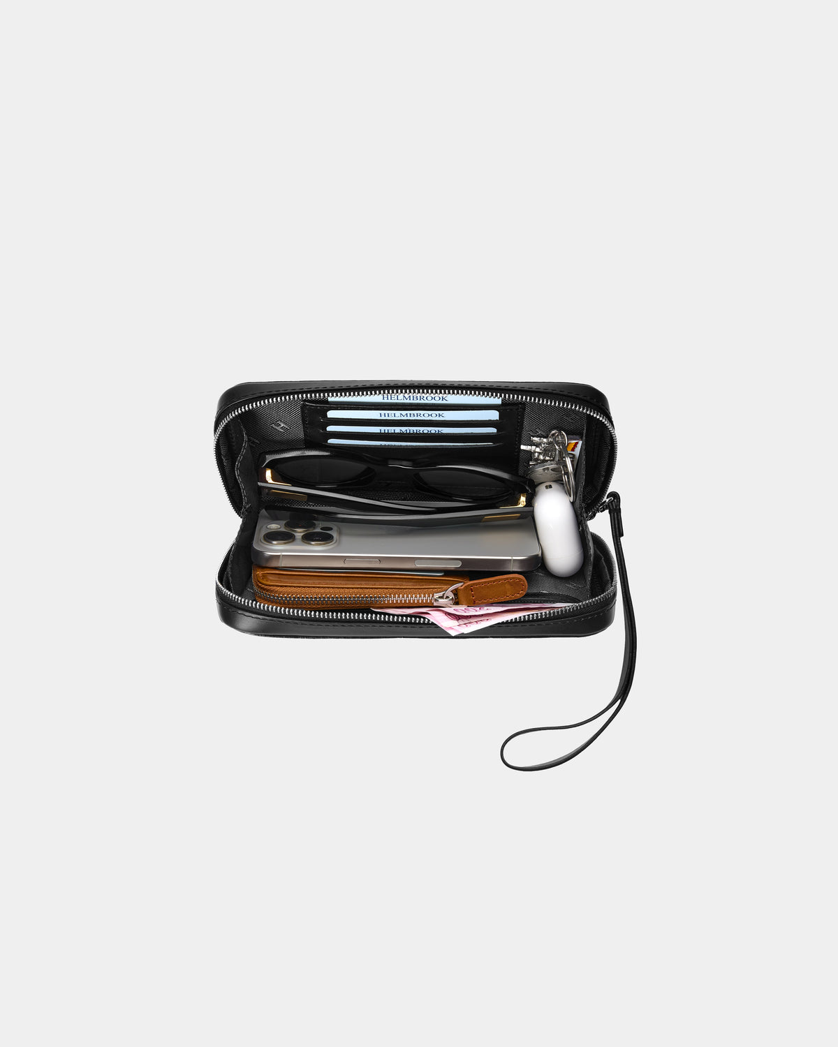 Carlyle Erkek Deri Bilek Askılı Clutch Çanta