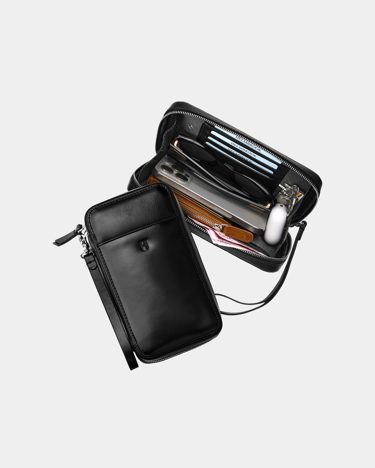 Carlyle Erkek Deri Bilek Askılı Clutch Çanta