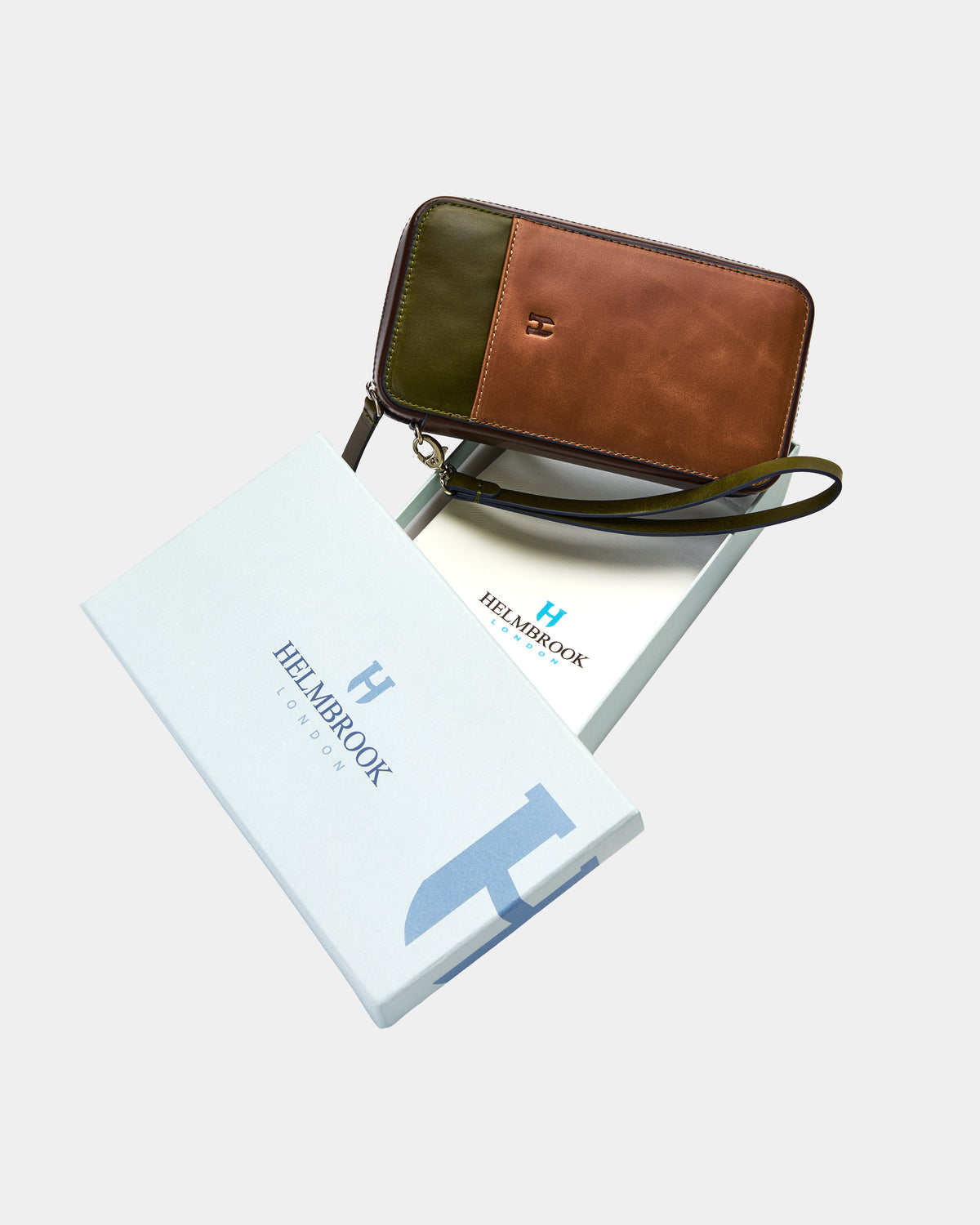 Carlyle Erkek Deri Bilek Askılı Clutch Çanta